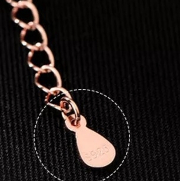NEW 18k Rose Gold Plated Double Layer Necklace - Picture 7 of 10